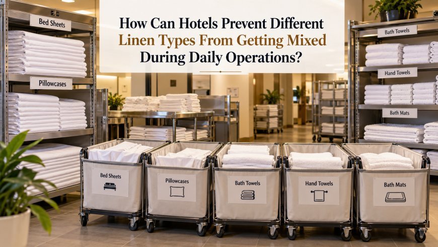How Can Hotels Prevent Different Linen Types From Getting Mixed During Daily Operations?