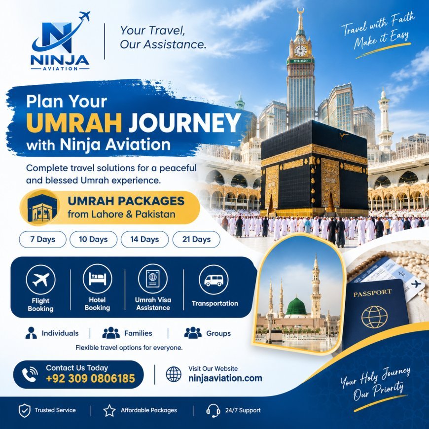 Affordable Umrah Packages from Lahore | 7, 10 & 15 Days
