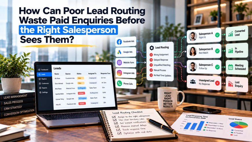 How Can Poor Lead Routing Waste Paid Enquiries Before the Right Salesperson Sees Them?