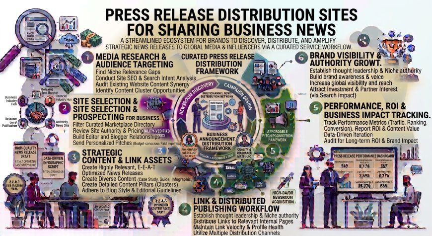 Press Release Distribution Sites for Sharing Business News