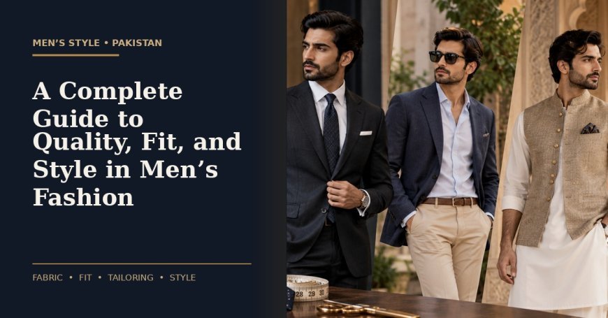 A Complete Guide to Quality, Fit, and Style in Men’s Fashion