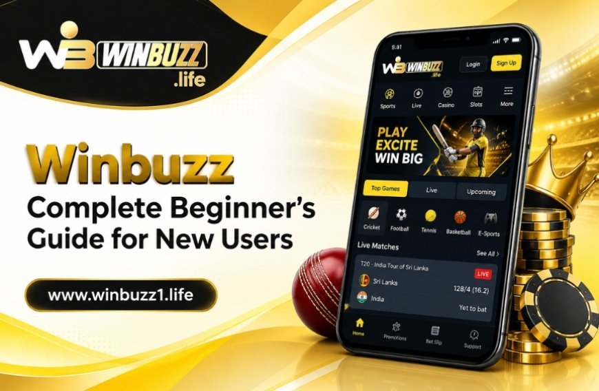 Winbuzz Beginner Guide: How to Explore the Platform Step by Step