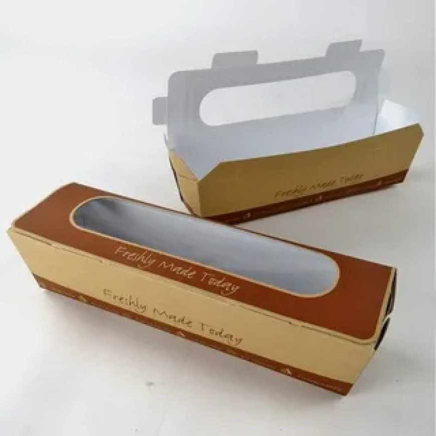 Custom Baguette Boxes with Logo for Bakery Branding