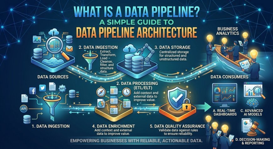 What Is a Data Pipeline? A Simple Guide to Data Pipeline Architecture