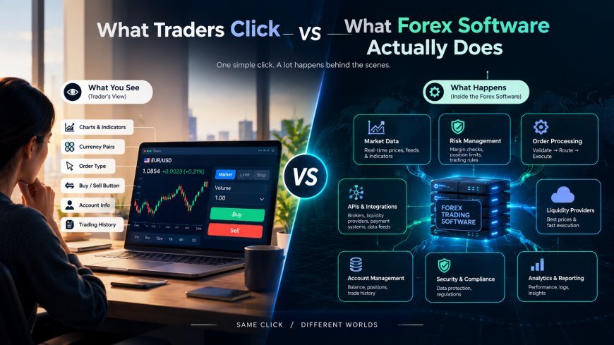 What Traders Click vs What Forex Software Actually Does
