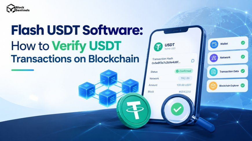 Flash USDT Software: How to Verify USDT Transactions on Blockchain