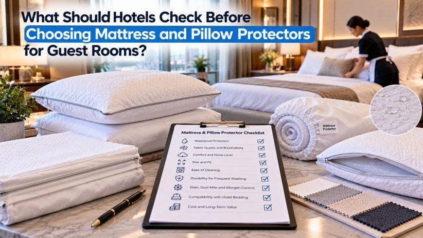 What Should Hotels Check Before Choosing Mattress and Pillow Protectors for Guest Rooms?