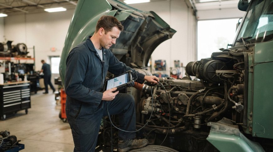 When Truck Engine Problems Need Diagnostic Testing Planning