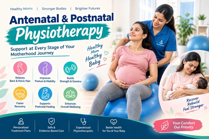 Antenatal Postnatal Physiotherapy for Safe Recovery and Better Mobility