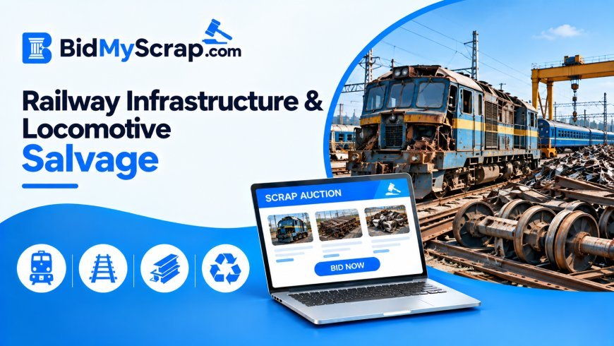 Railway Infrastructure & Locomotive Salvage: How Transit Hubs Monetize Scrap via Online Scrap Auction System