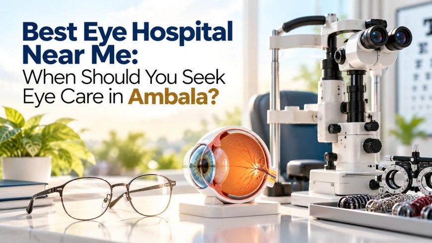 Best Eye Hospital Near Me: When Should You Seek Eye Care in Ambala?
