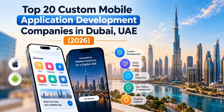 Top 20 Custom Mobile Application Development Companies in Dubai, UAE  (2026)