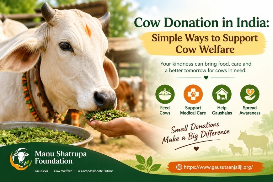 Cow Donation in India: Simple Ways to Support Cow Welfare