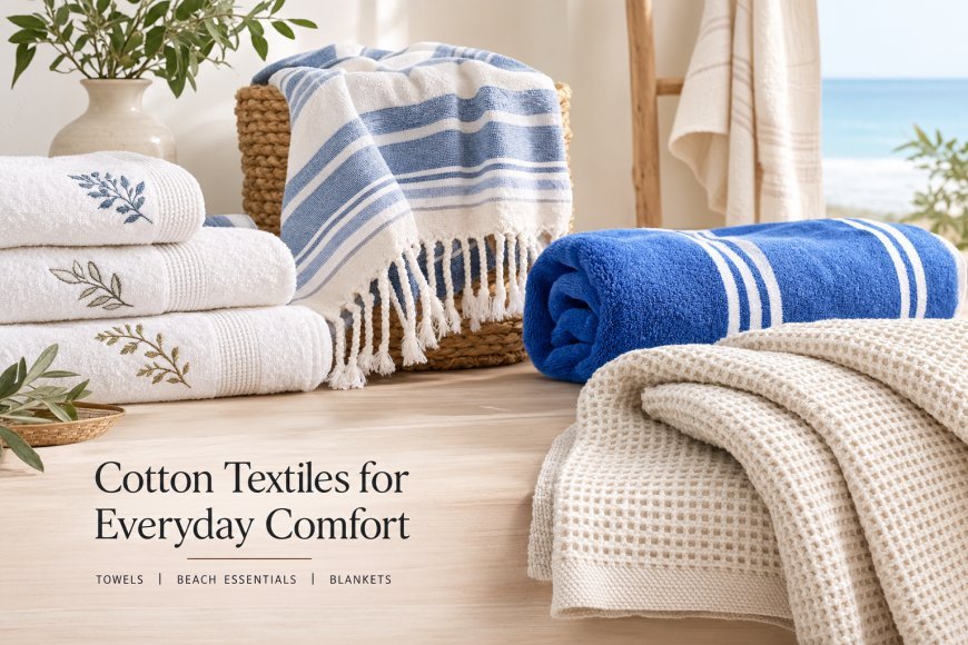 How to Choose the Right Cotton Towels and Waffle Weave Blankets for Everyday Comfort