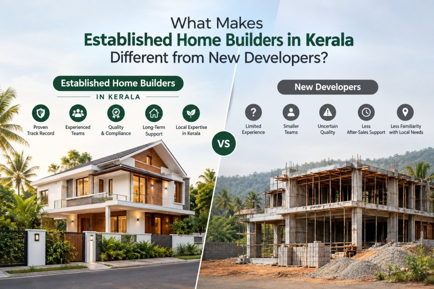 What Makes Established Home Builders in Kerala Different from New Developers?