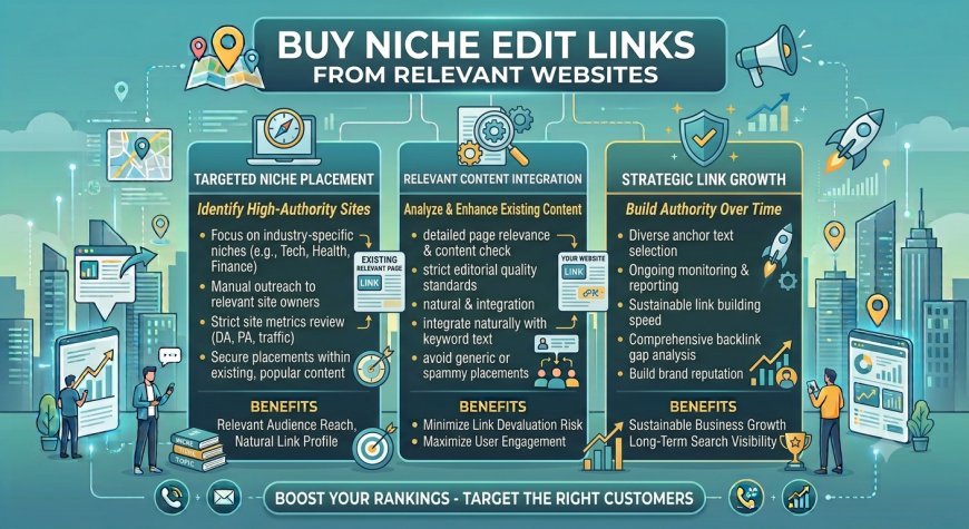 Buy Niche Edit Links from Relevant Websites