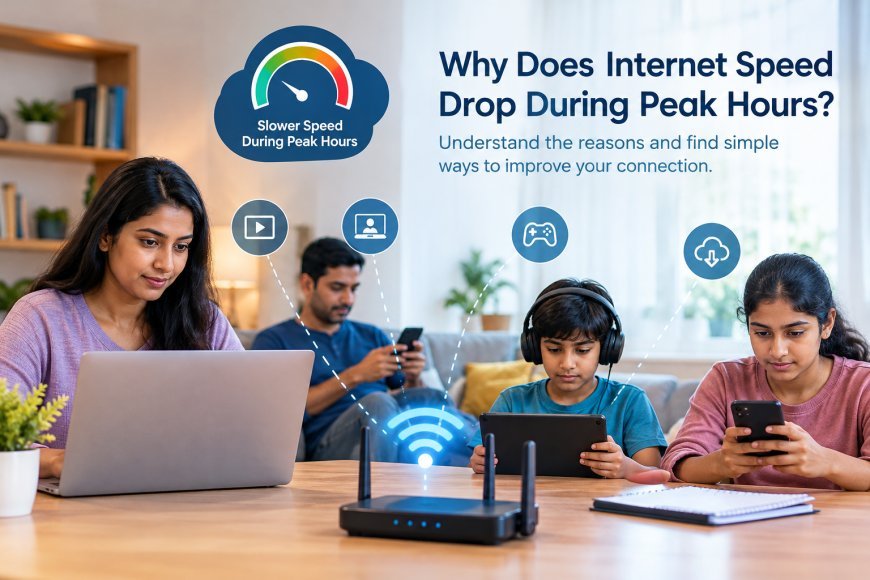 Why Does Internet Speed Drop During Peak Hours?