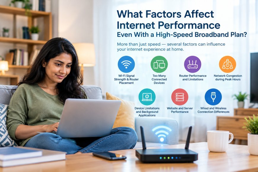What Factors Affect Internet Performance Even With a High-Speed Broadband Plan?