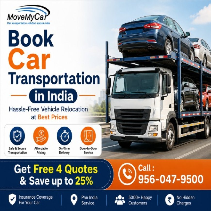 Insurance, Pickup, and Delivery Impact on Charges for Car Transportation in India