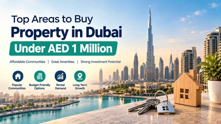 Affordable Property Investment in Dubai: How to Find the Best Homes Under AED 1 Million