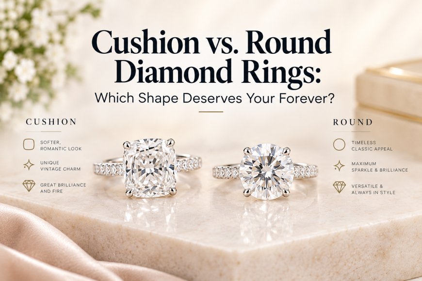 Cushion vs. Round Diamond Rings: Which Shape Deserves Your Forever?