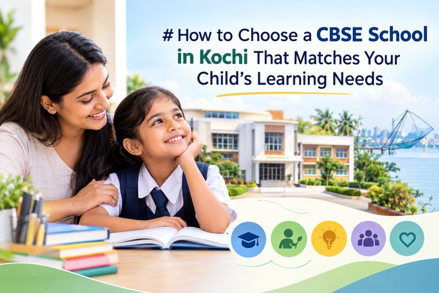 How to Choose a CBSE School in Kochi That Matches Your Child’s Learning Needs