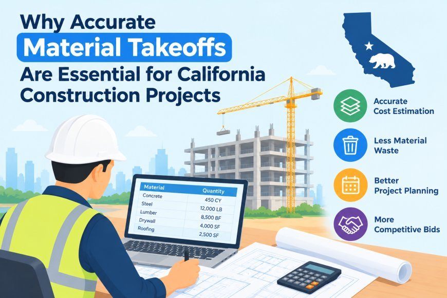 Why Accurate Material Takeoffs Are Essential for California Construction Projects