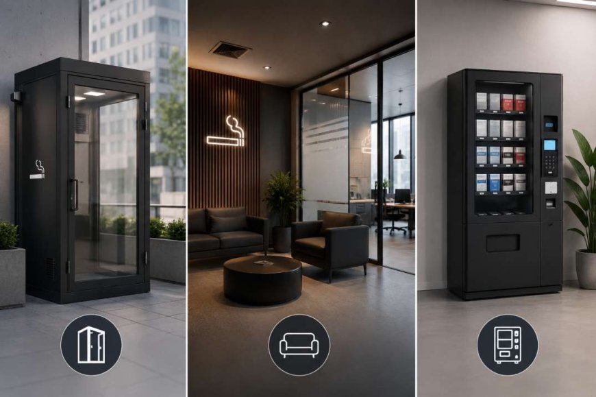 Smoking Solutions for Modern Workplaces: Cabins, Lounges & Vending, Compared