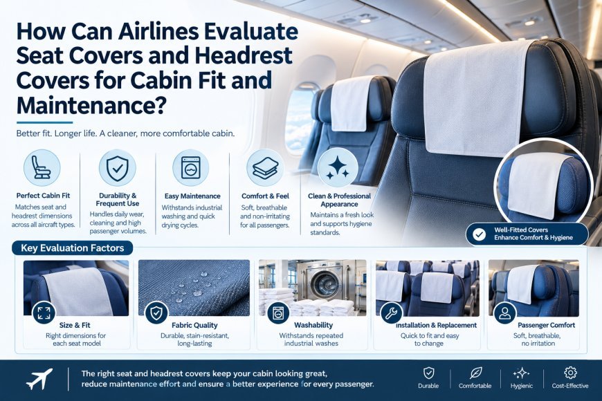 How Can Airlines Evaluate Seat Covers and Headrest Covers for Cabin Fit and Maintenance?