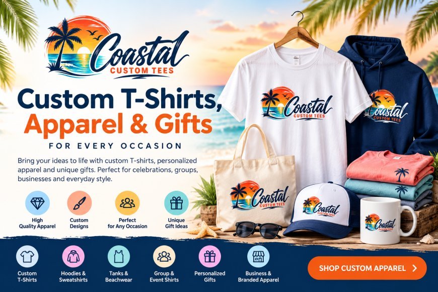 Custom T-Shirts, Apparel & Gifts | Coastal Custom Tees