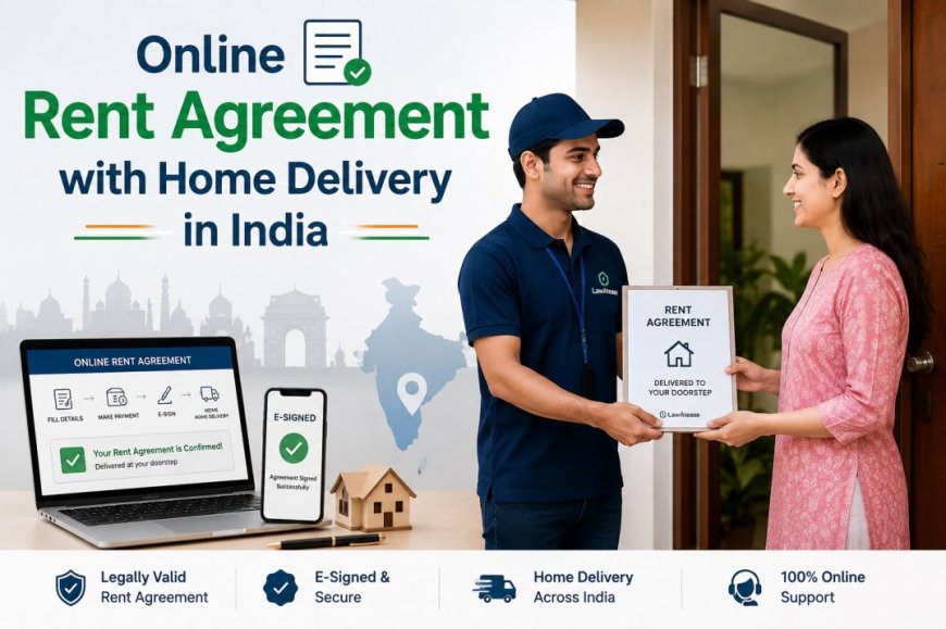 Online Rent Agreement with Home Delivery in India