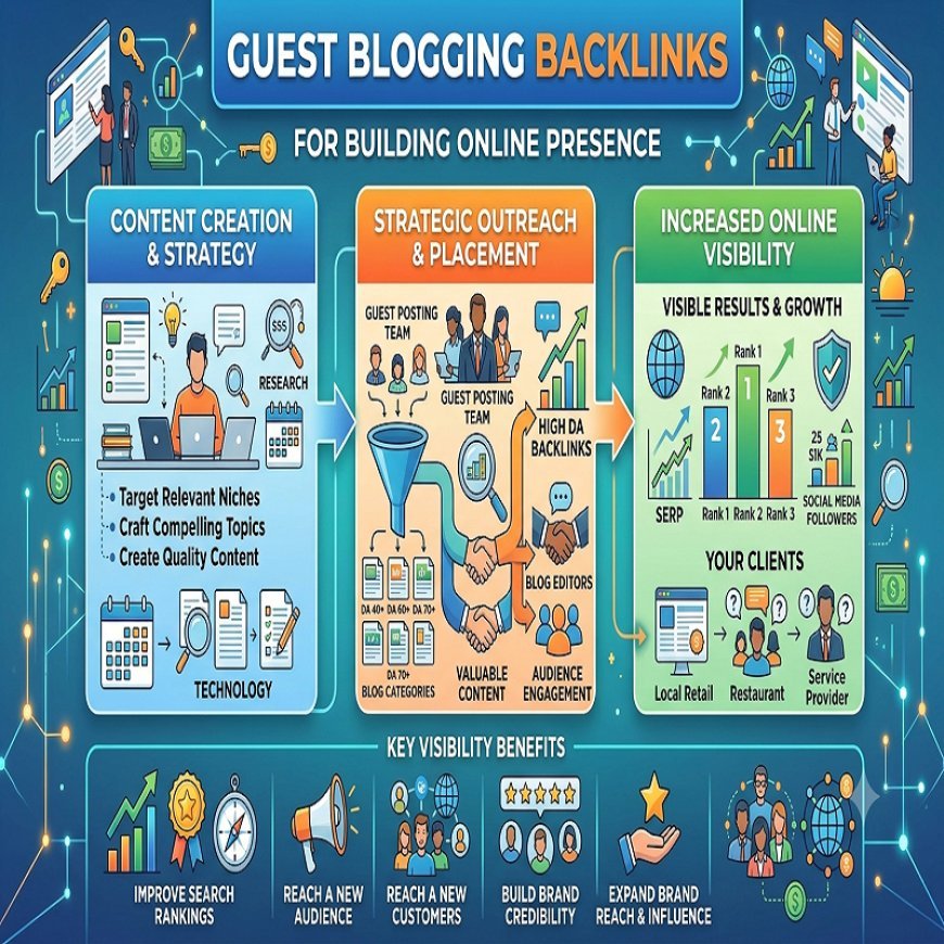 Guest Blogging Backlinks for Building Online Presence