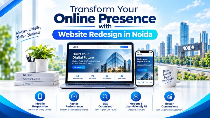 Transform Your Online Presence with Website Redesign in Noida