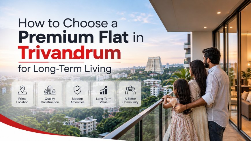 How to Choose a Premium Flat in Trivandrum for Long-Term Living