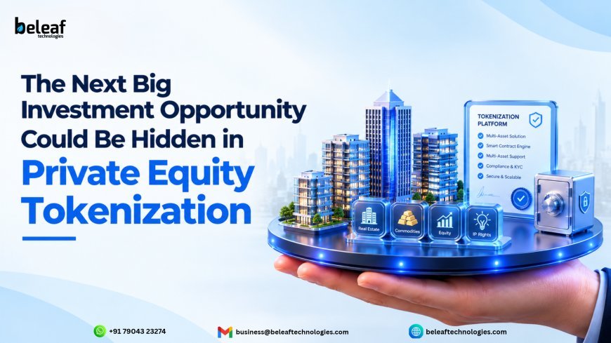 The Next Big Investment Opportunity Could Be Hidden in Private Equity Tokenization
