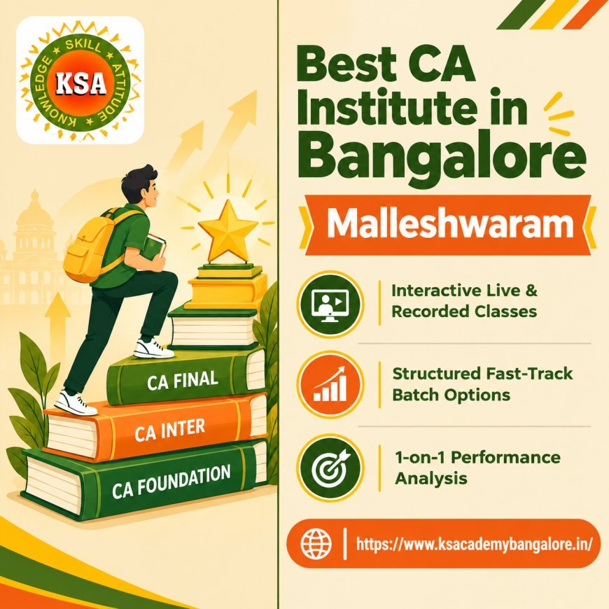 Improve Your Accuracy in Accounting Problems Through Top CA Institute in Bangalore