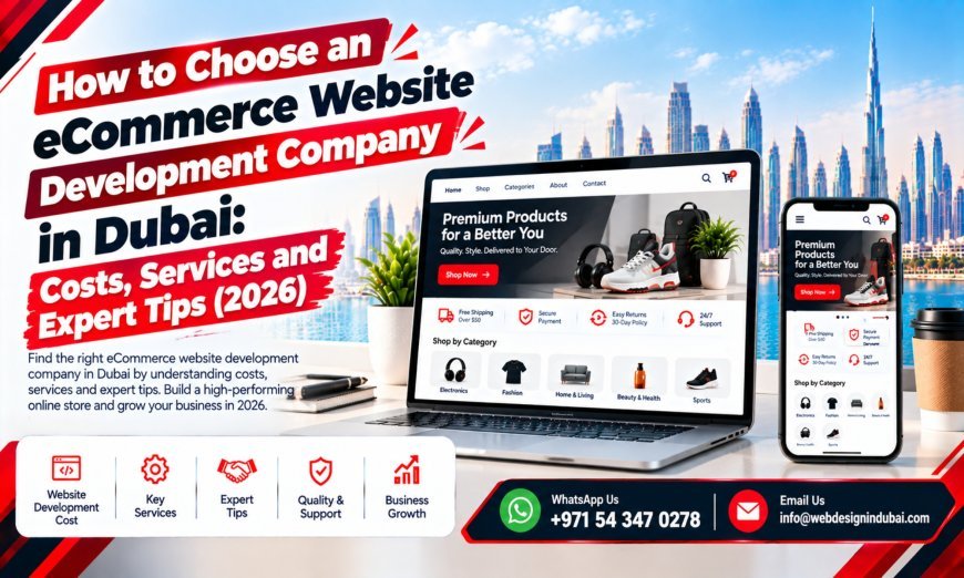 How to Choose an eCommerce Website Development Company in Dubai: Costs, Services and Expert Tips (2026)