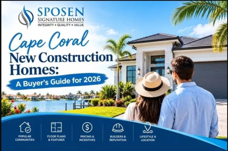 Sposen Homes  Follow Cape Coral New Construction Homes: A Buyer's Guide for 2026