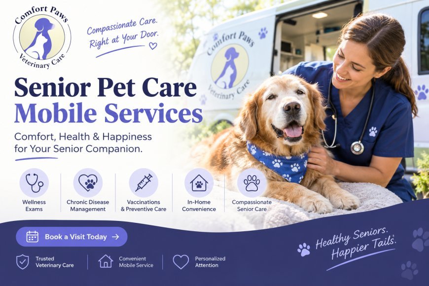 Senior Pet Care Mobile Services and Creating a Comfortable Home Care Routine