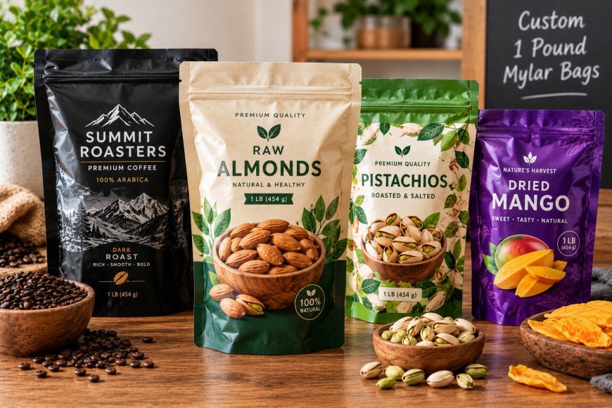 Why You Should Choose Custom 1 Pound Mylar Bags For Your Business
