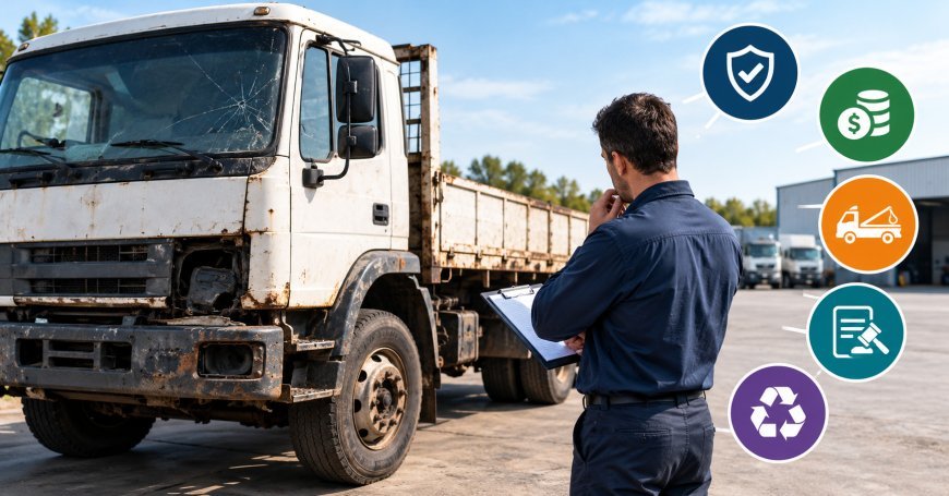 What Should Businesses Consider Before Disposing of an Unroadworthy Truck?