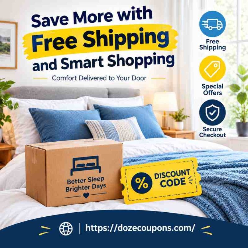 Save More on Comfortable Sleep with Free Shipping Offers