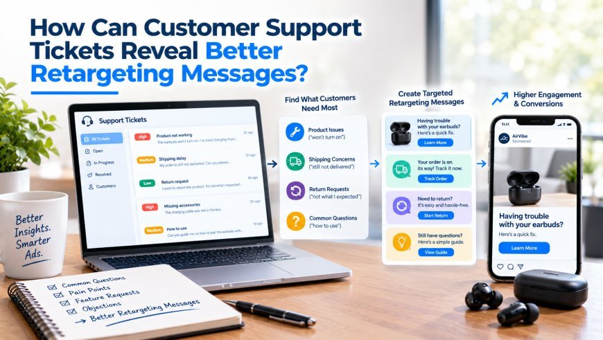 How Can Customer Support Tickets Reveal Better Retargeting Messages?