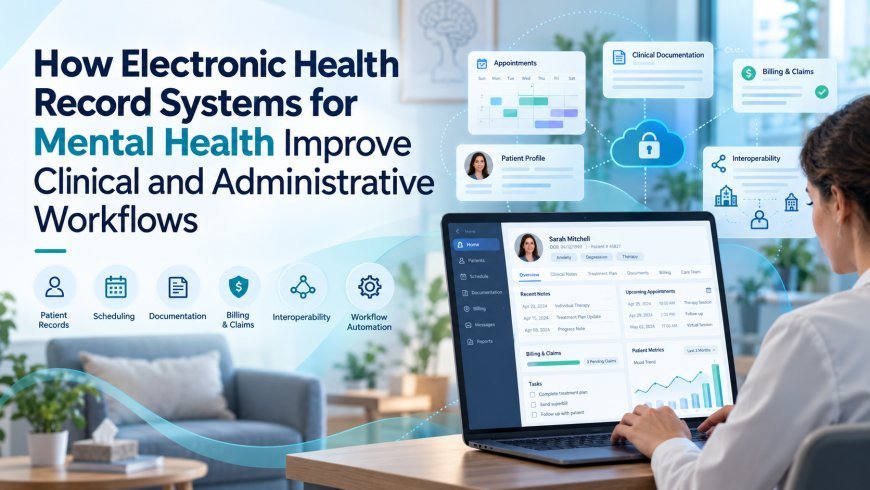 How Electronic Health Record Systems for Mental Health Improve Clinical and Administrative Workflows