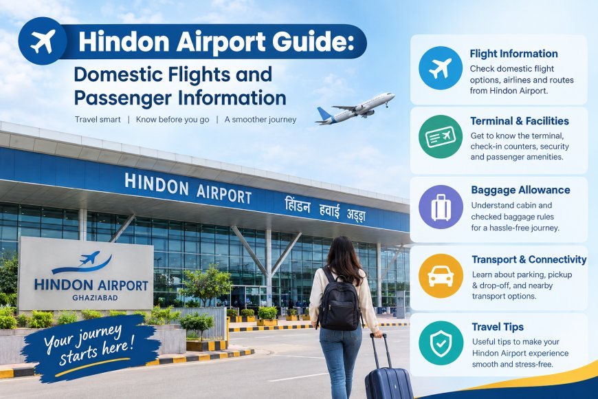 Hindon Airport Guide: Domestic Flights and Passenger Information