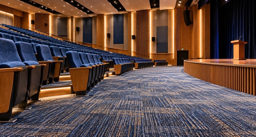 Auditorium Carpet Manufacturers: How to Choose Flooring That Looks Good and Controls Sound