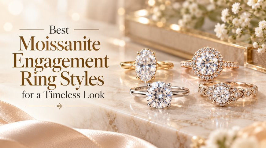 Best Moissanite Engagement Ring Styles for a Timeless Look