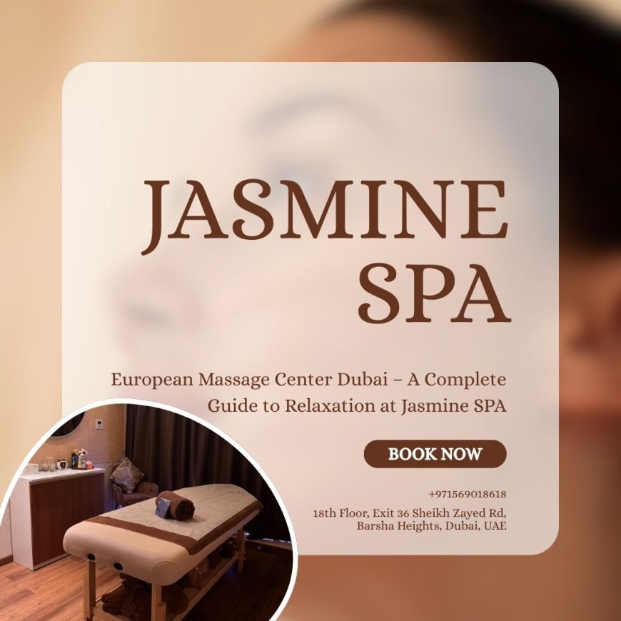 Body Massage Center: Relax, Refresh, and Rejuvenate at Jasmine SPA