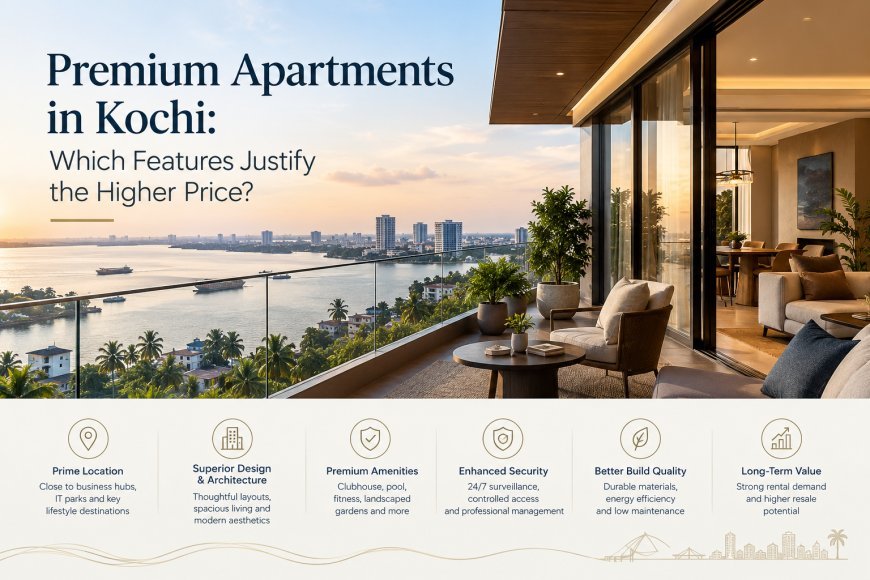 Premium Apartments in Kochi: Which Features Justify the Higher Price?