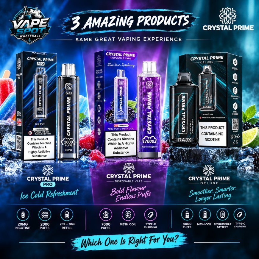 Crystal Prime 7000 vs 4500 vs 18000|which puff count do you need?